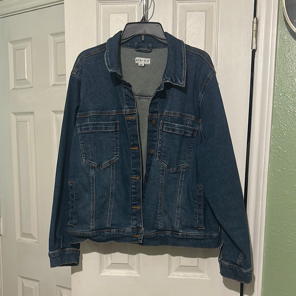 Ava & Viv Dark Blue Jean Jacket